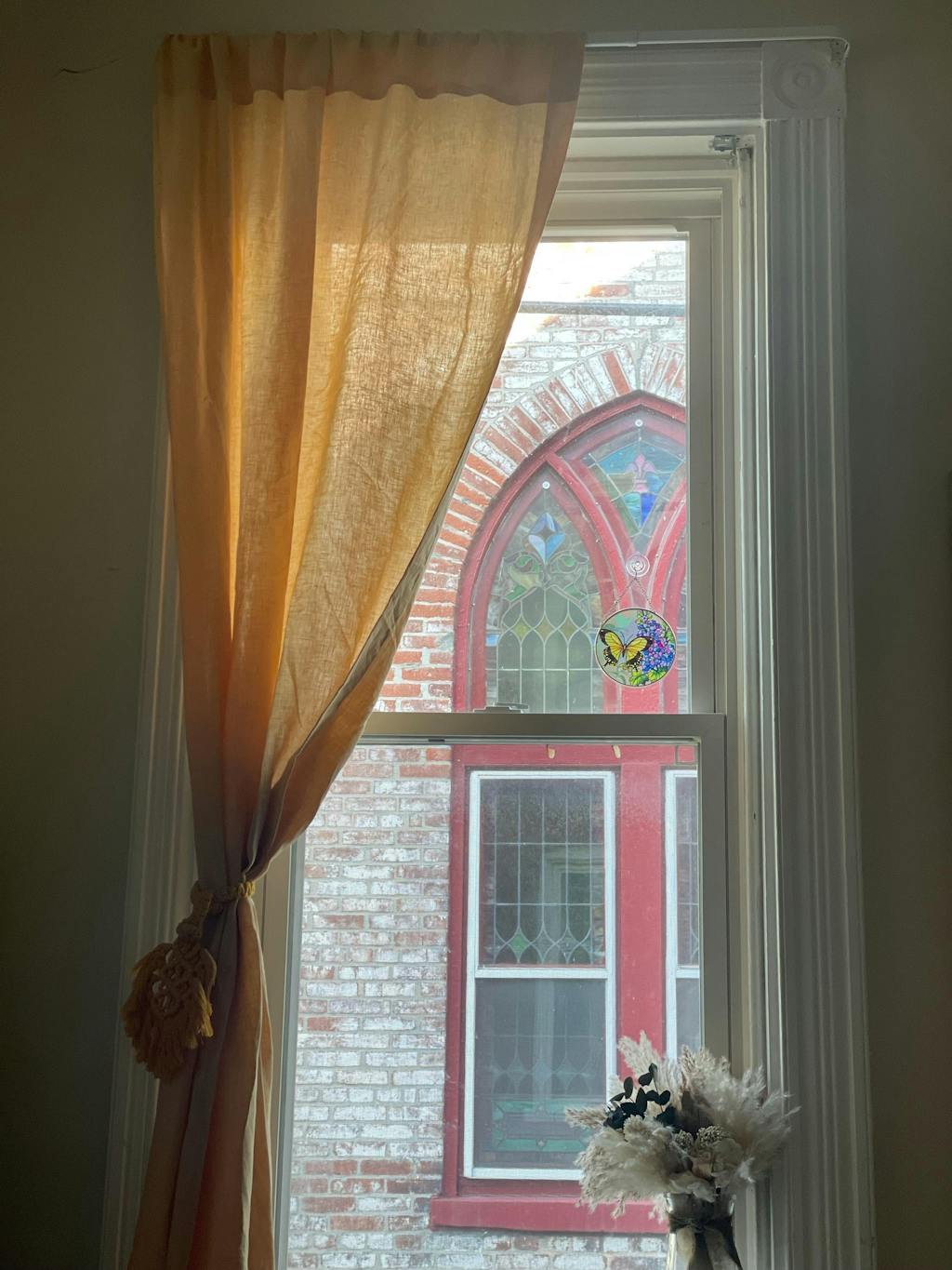 Linen Curtain with Multi Purpose Tape