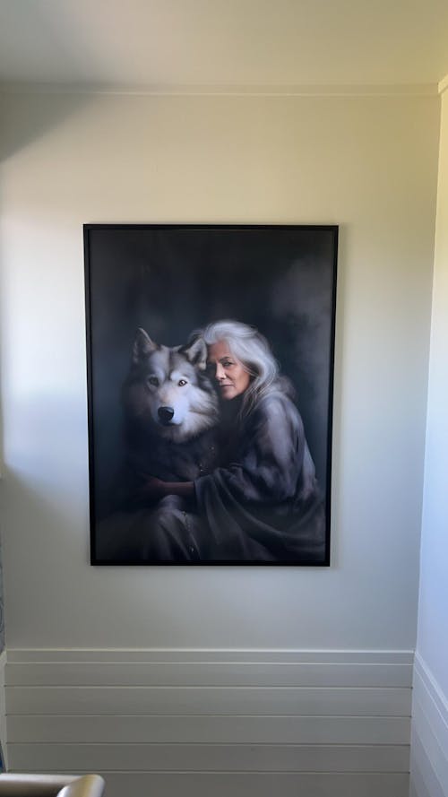 Ramme med antirefleksjon - svart