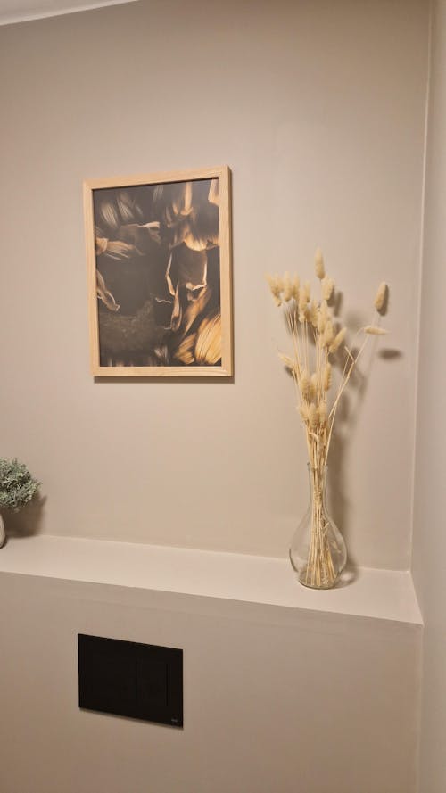 Ramme med antirefleksjon - lys eik