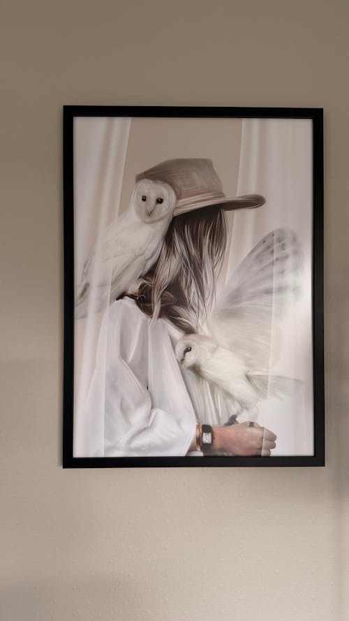 Ramme med antirefleksjon - svart