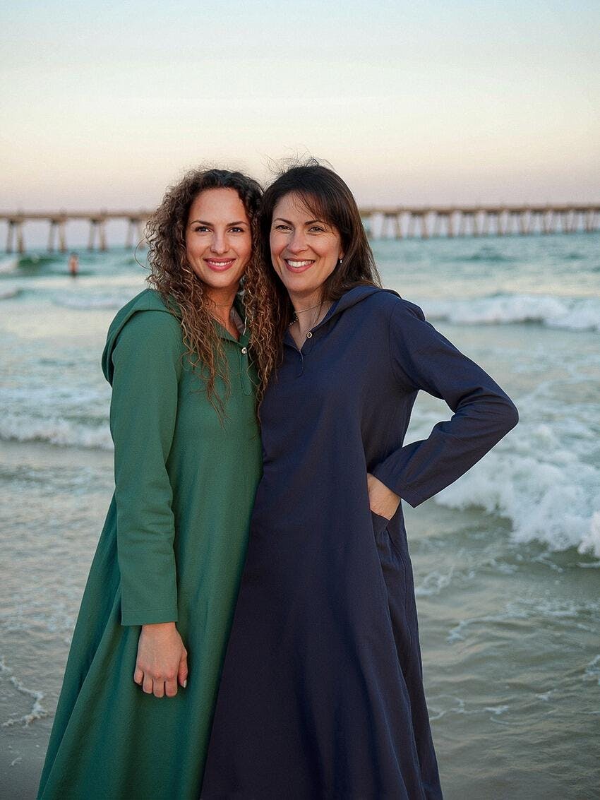 100% Linen Hooded Pullover Maxi Dress REBECCA – LINTICO