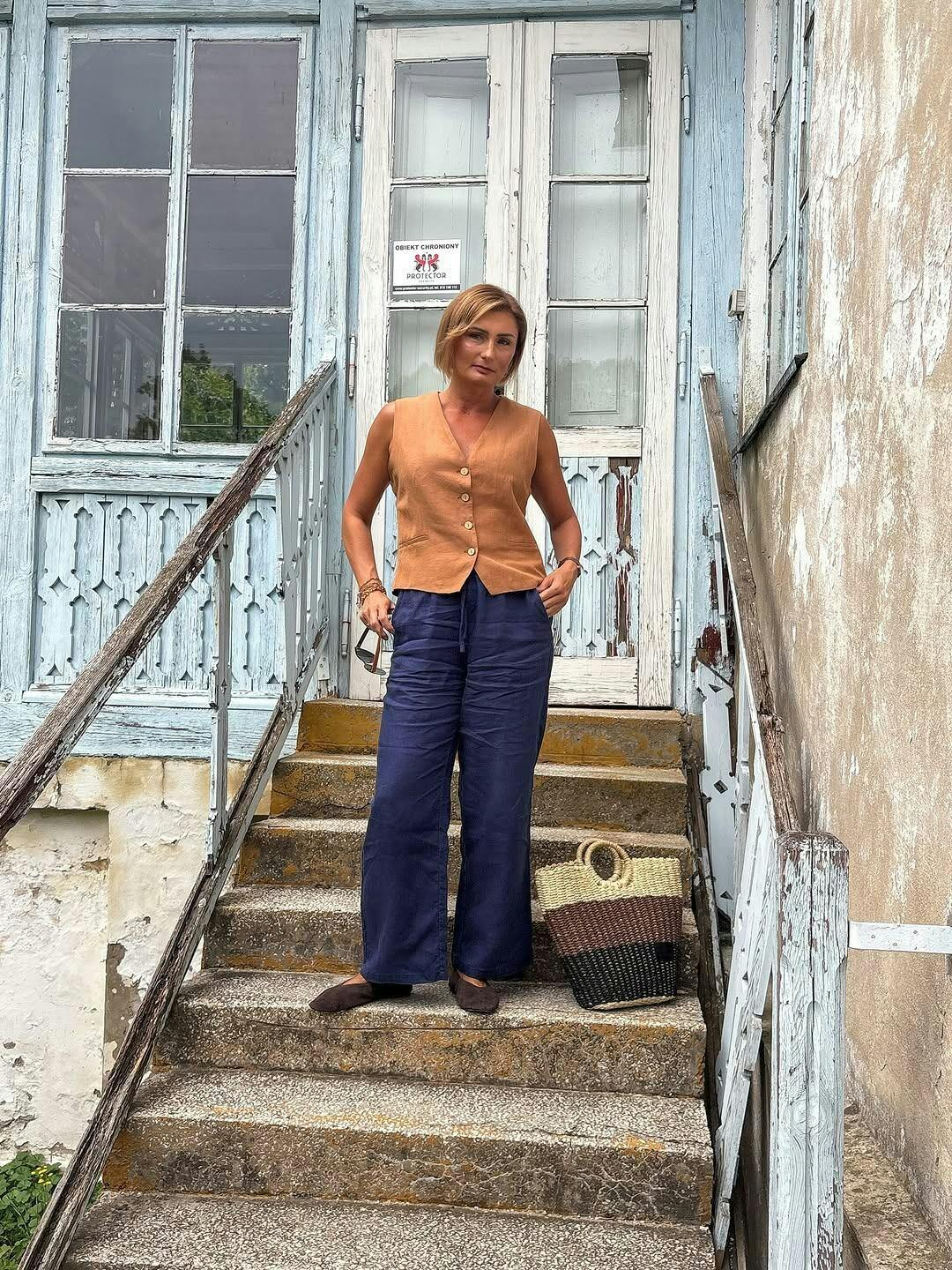 パンツ LINEN CLASSIC PANTS pc-021-2679-04.jpg