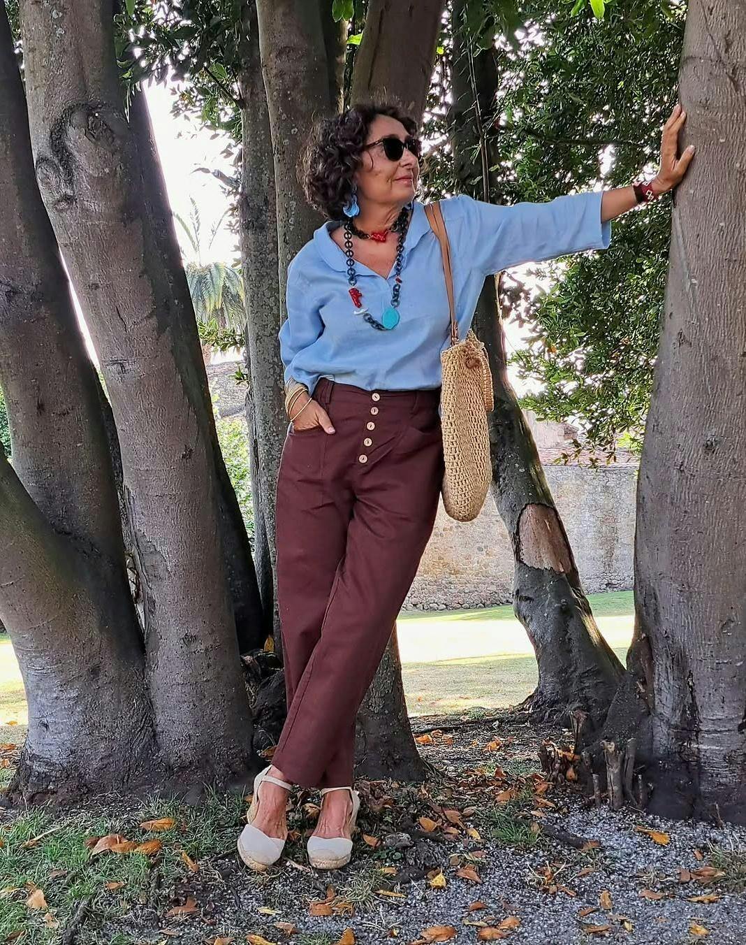 パンツ simple project LINEN TROUSERS SIMPLE PROJECT LINEN TROUSERS