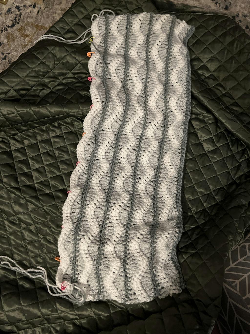 Crochet Kit Greyson Baby Blanket Lion Brand Yarn