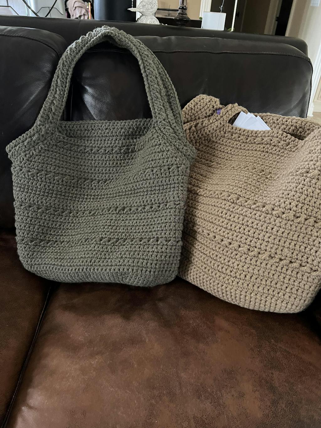 Crochet Kit Amagansett Tote Bag Lion Brand Yarn