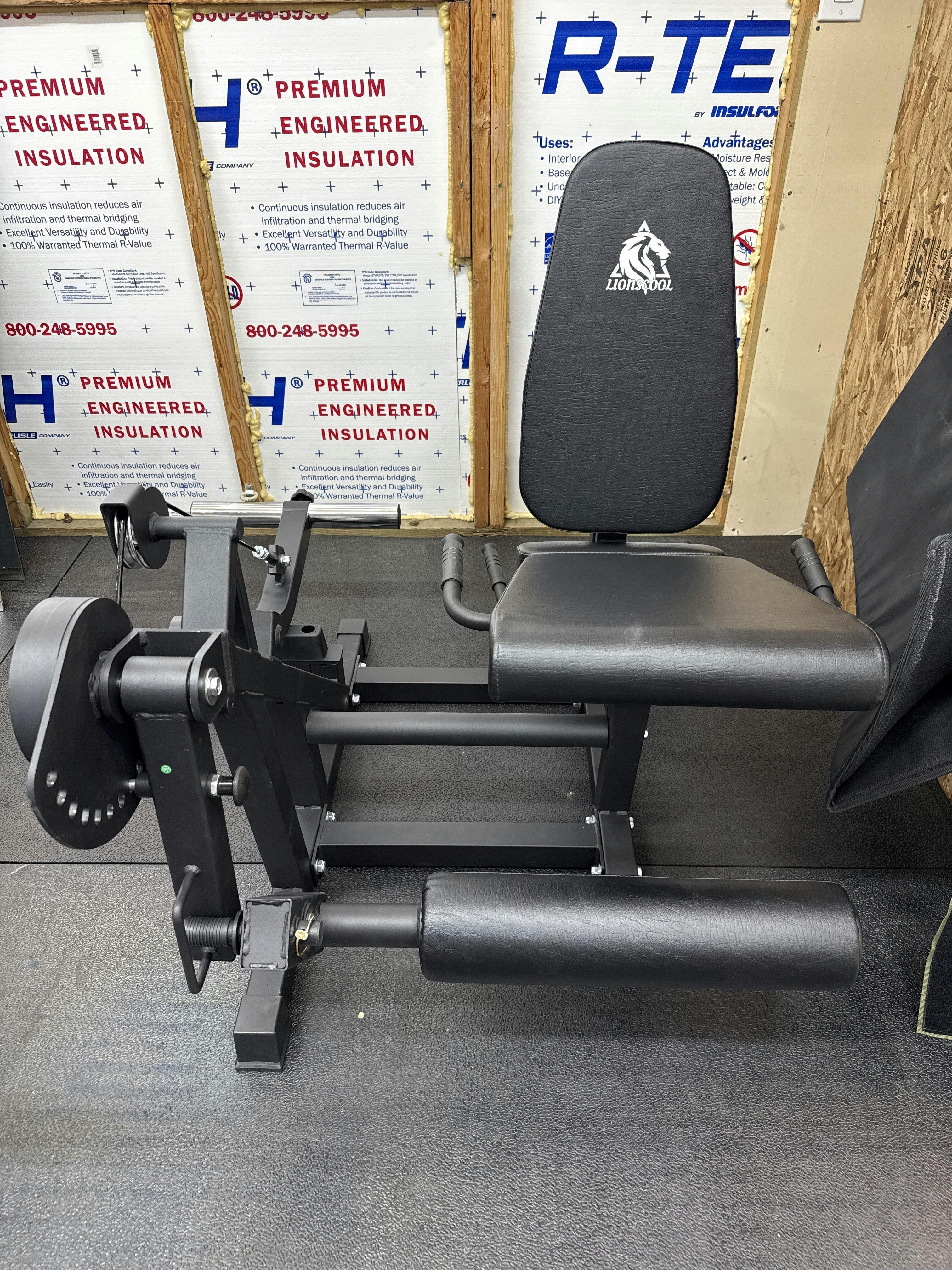 LIONSCOOL Leg Extension and Curl Machine V4.0, Adjustable Seated