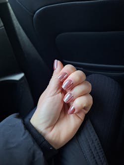 Crystal Rose Short Square