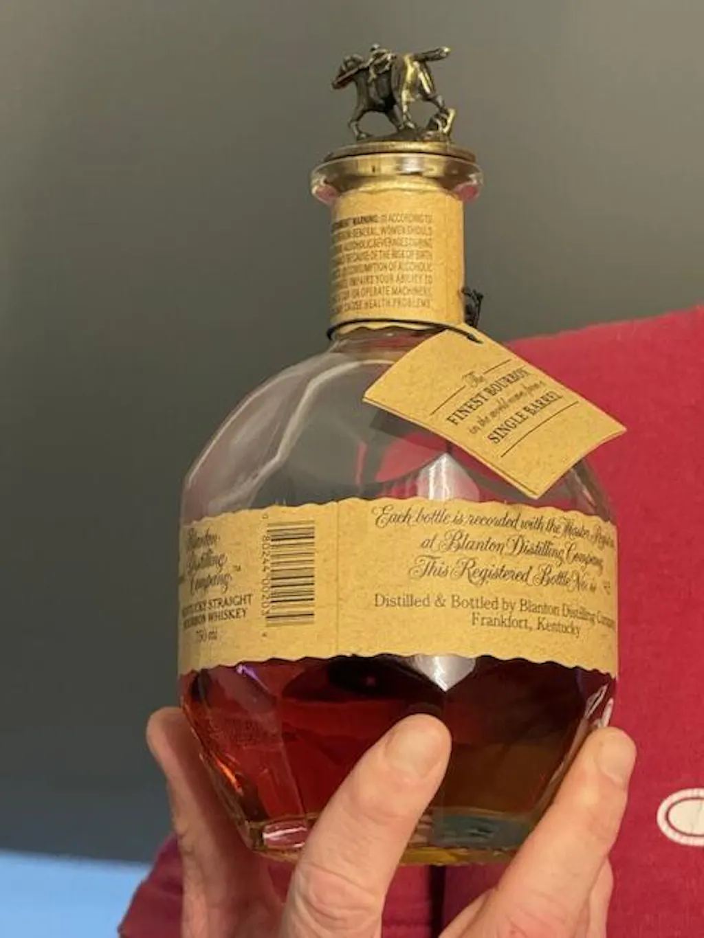 Blanton's Special Reserve Red Label 93 Proof - Japanese Im