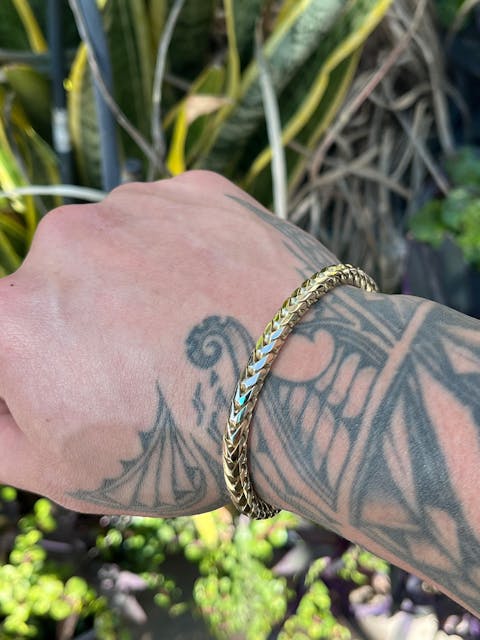 Gold Franco Link Bracelets