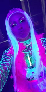 👀 GLOW IN THE DARK HAIR  How To Make A Glow In The Dark Wig 