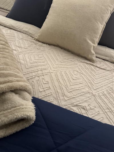 Tufted Boho Lightweight Fluffy 3 Pieces Comforter Set