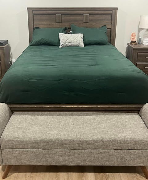 Solid Down Alternative 7 Pieces  Bedding Comforters Sets