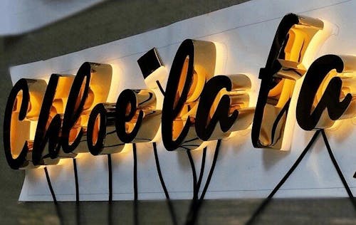 3D Backlit Metal Letters Halo Lit Office Signs Modern Illuminated Letter Signage for Businesses