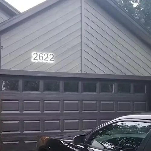 Unique Solar Powered House Numbers | Light Up Address Signs | Custom Illuminated Options