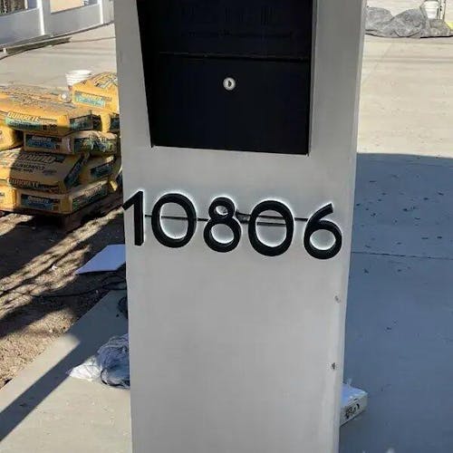 Unique Solar Powered House Numbers | Light Up Address Signs | Custom Illuminated Options