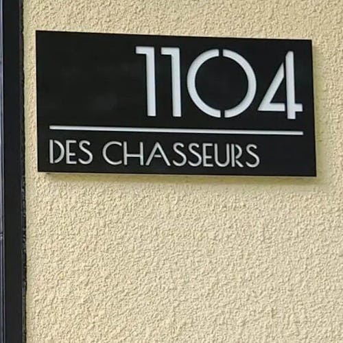 Make Your Address Visible with a Lighted House Number Plaque - Perfect for Any Home