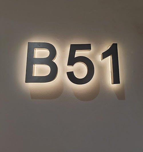 Contemporary Lighted House Numbers RGB Address Display Visually Striking for Nighttime Navigation
