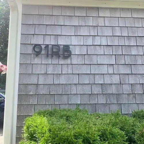 Outdoor House Number Signs for Stylish Home Exterior - Durable and Rustproof Design