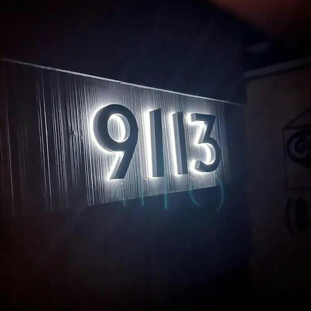 Versatile Lighted House Numbers - Freestanding or Wall Mounted - Weather-resistant Address Sign