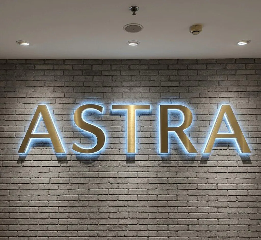Premium Custom Backlit Office Sign – LED Illuminated Acrylic Sign for Corporate Branding & Reception