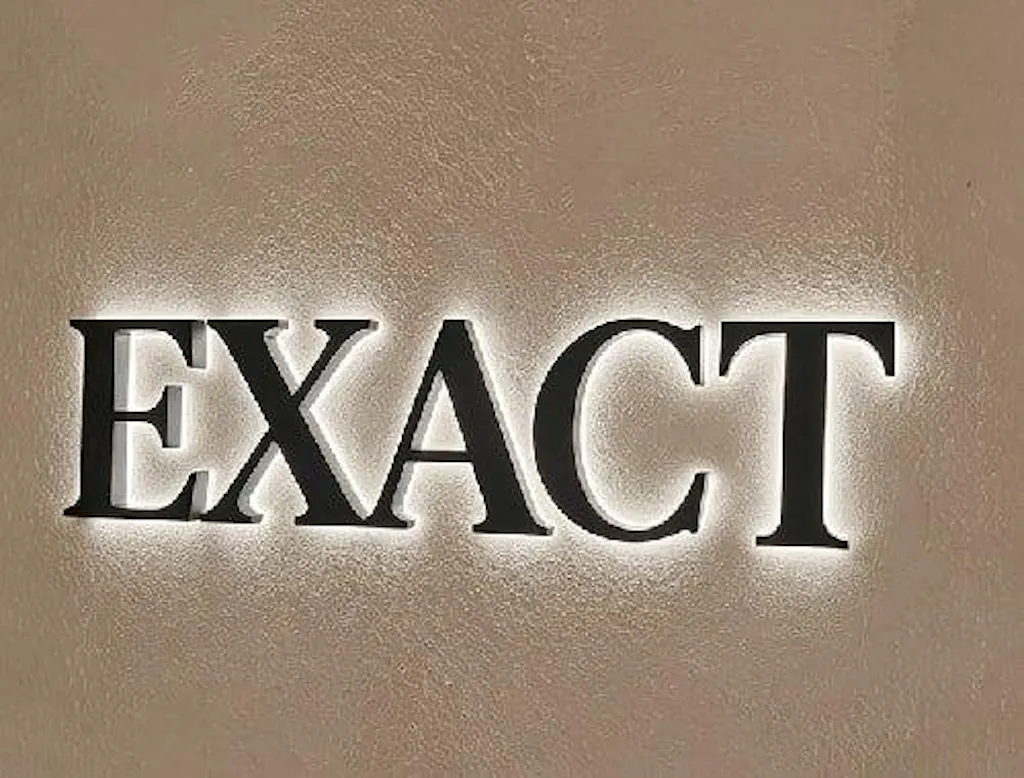 Premium Custom Backlit Office Sign – LED Illuminated Acrylic Sign for Corporate Branding & Reception