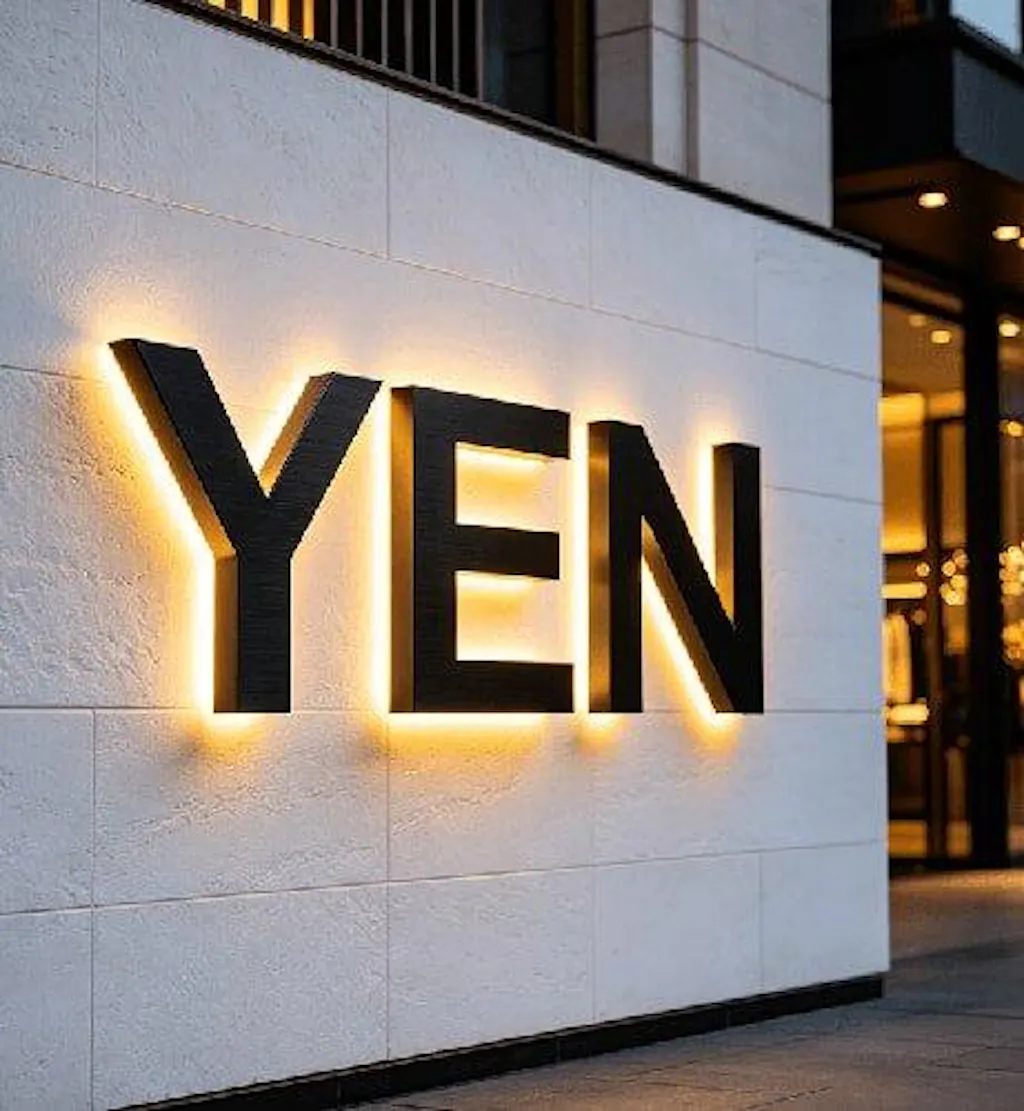 3D Backlit Metal Letters Halo Lit Office Signs Modern Illuminated Letter Signage for Businesses