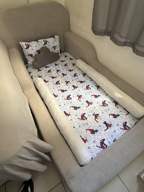 Cama Montessoriana Solteiro - Cinza | Little Duck