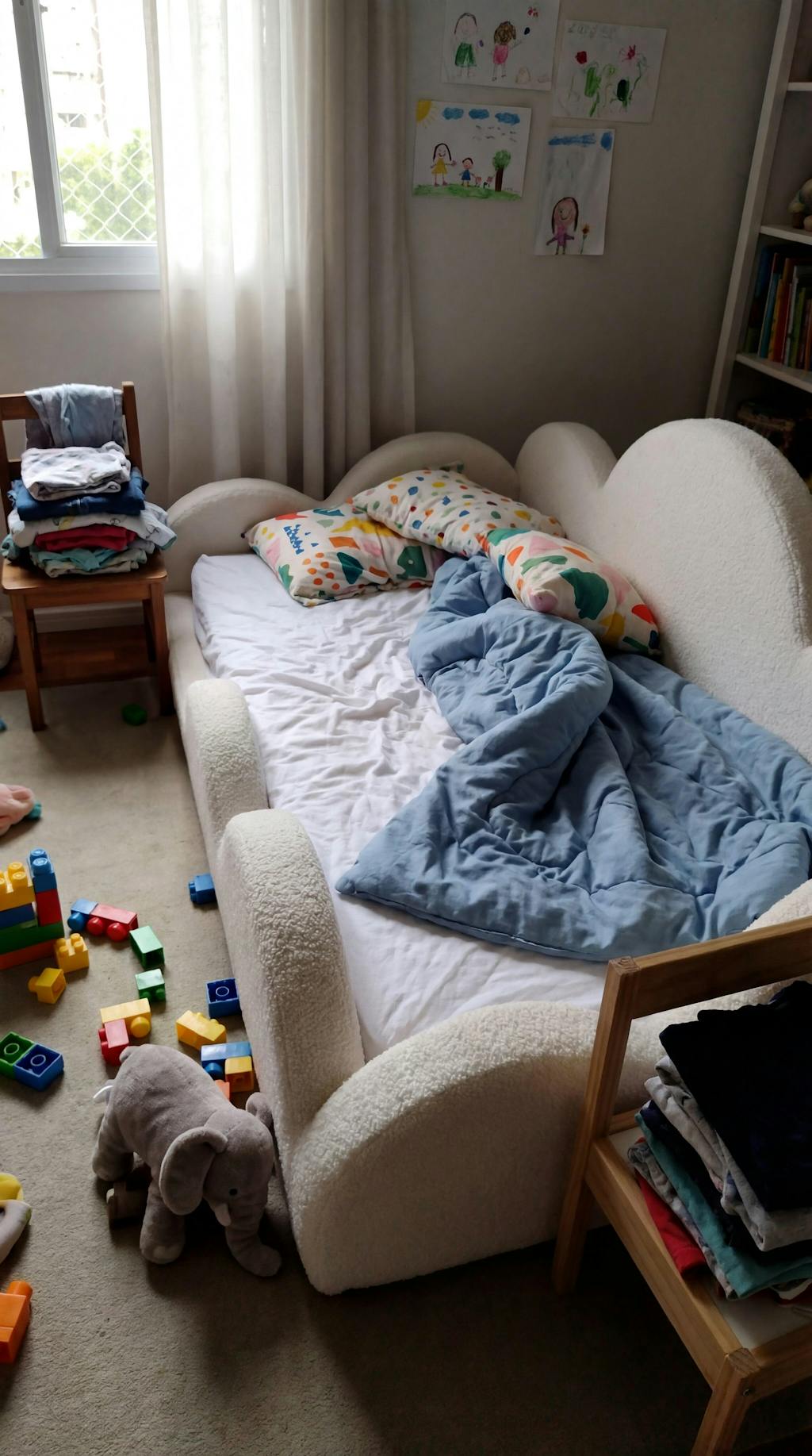 Cama Montessoriana Nuvem - Branco | Little Duck