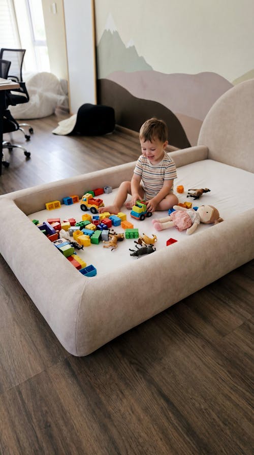 Cama Montessoriana Sol - Rosa | Little Duck