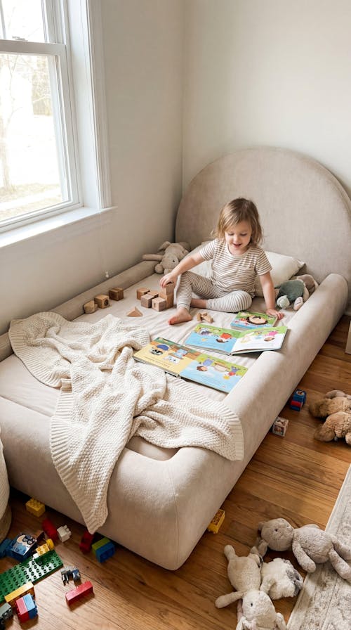 Cama Montessoriana Sol - Rosa | Little Duck