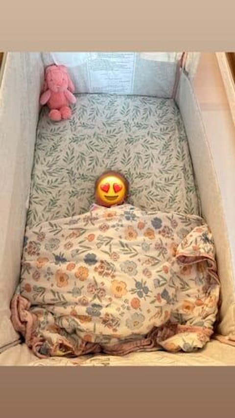 Co-Sleeper Bassinet / Change Pad Waterproof Sheet - Organic Leaf