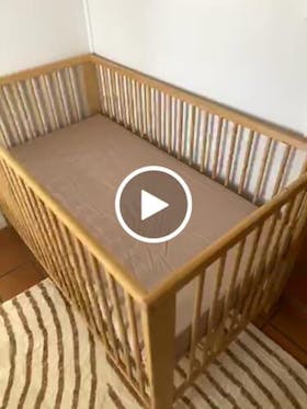 Cot Waterproof Sheet - Iced Chocolate