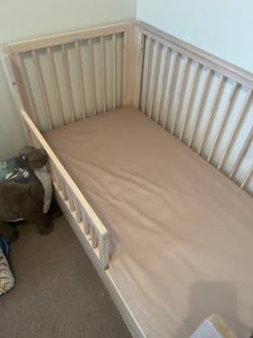 Cot Waterproof Sheet - Iced Chocolate