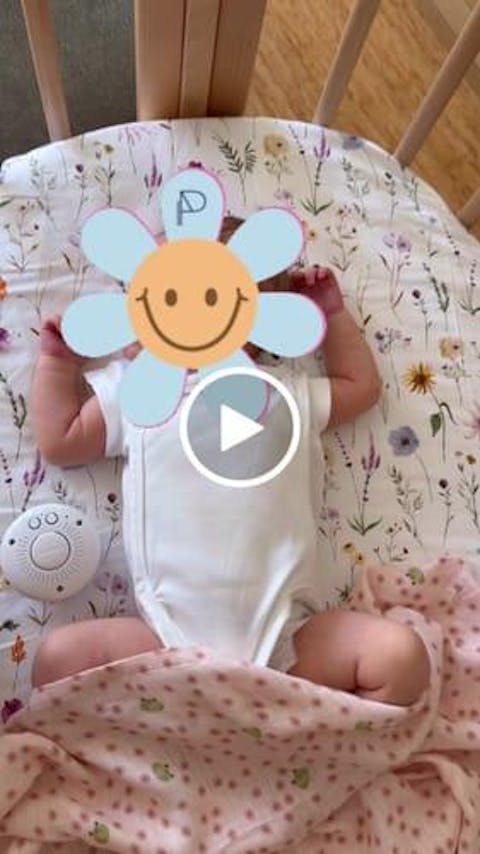 Co-Sleeper Bassinet / Change Pad Waterproof Sheet - Wildflower