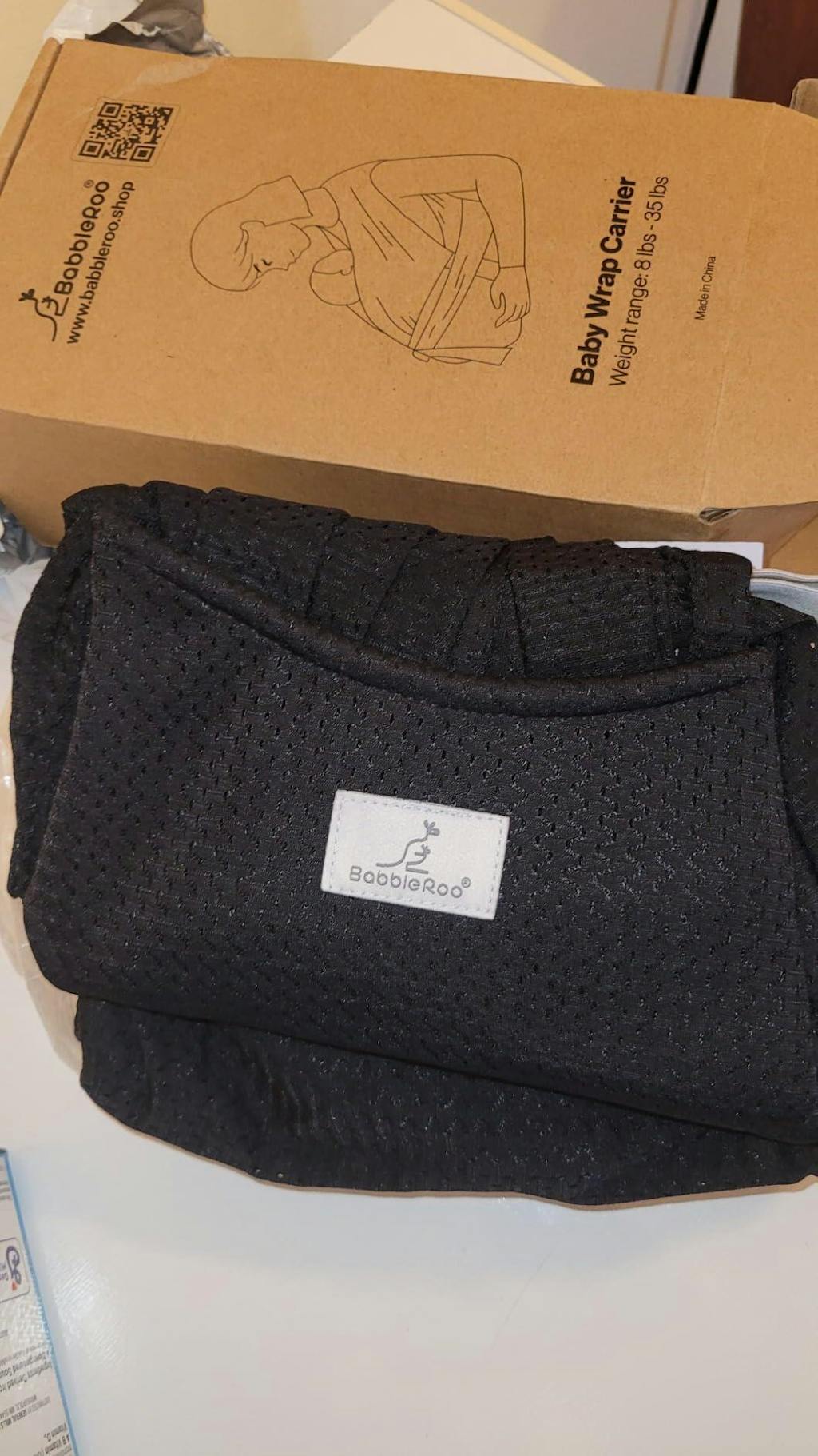 Babbleroo Baby Wrap Carrier Hands-Free Carrier Perfect Baby Shower Gift