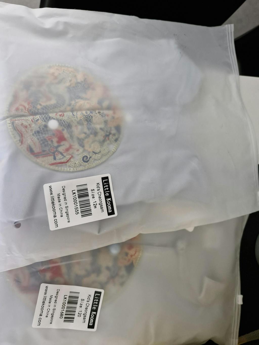 Baby Boy Cheongsam Romper CNY Dragon Motif Cheongsam Chinese New Year Vitality n Wisdom Blue Sibling Set