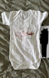 First Time Flyer Holiday Girl Personalised Name Baby Bodysuit