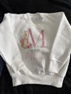 Personalised Name Girl Peter Rabbit Inspired Toddler & Kids Sweatshirt