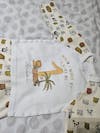 When I Wake Up I Will Be One Birthday Safari Theme Custom Toddler & Kids Pyjamas Set