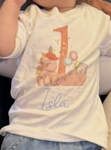 1st Birthday Unicorn Personalised Toddler & Kids T Shirt