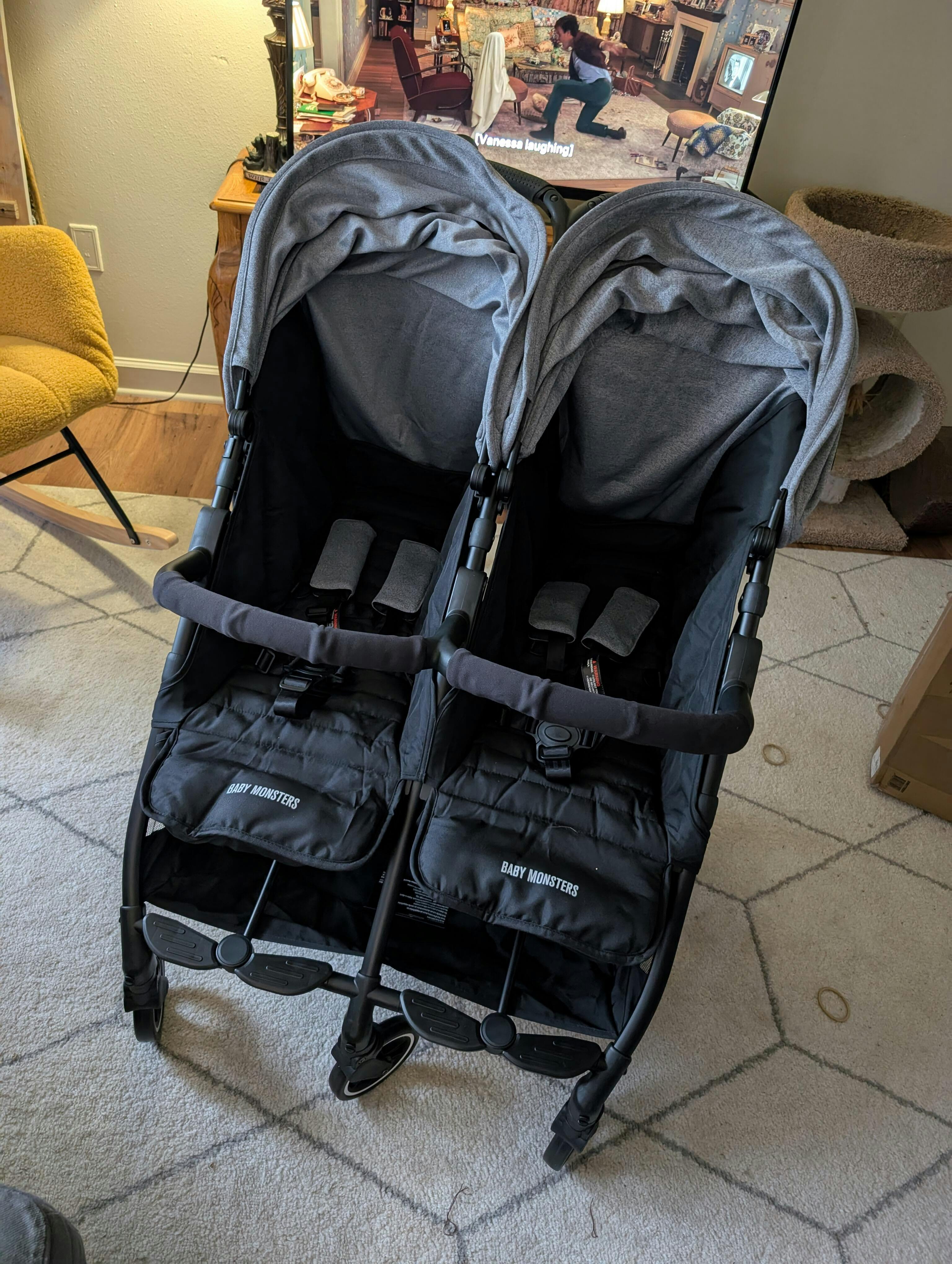 完売品BABYMONSTER ブラックユニホーム Lサイズ Baby Monsters Kuki Single Stroller