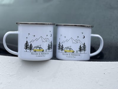 Camping Tasse "Van mit Aufstelldach"