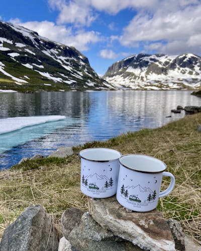 Camping Tasse "Van mit Aufstelldach"