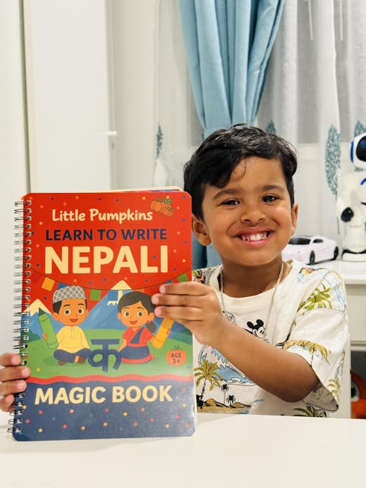 Learn to Write Nepali – Magic Book Age 3+ (Perfect for all ages)