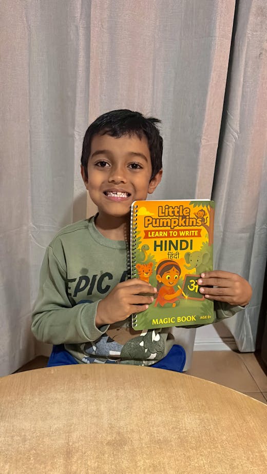 Learn to Write Hindi – Magic Book Age 3+ (Perfect for all ages)