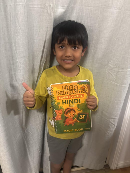 Learn to Write Hindi – Magic Book Age 3+ (Perfect for all ages)