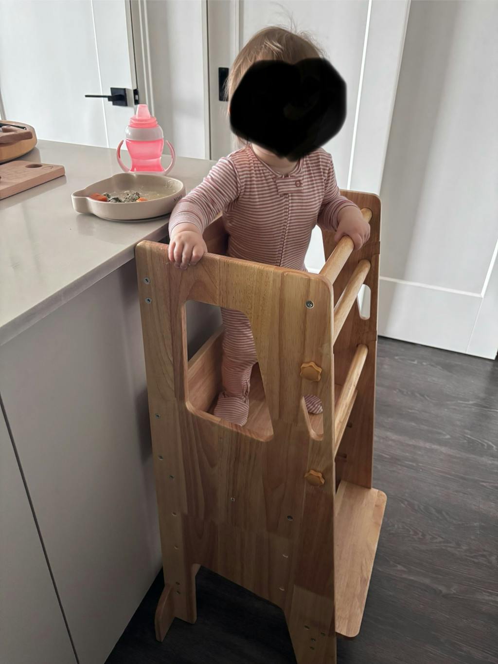 Learning Tower - Kitchen Helper Stool - All Natural
