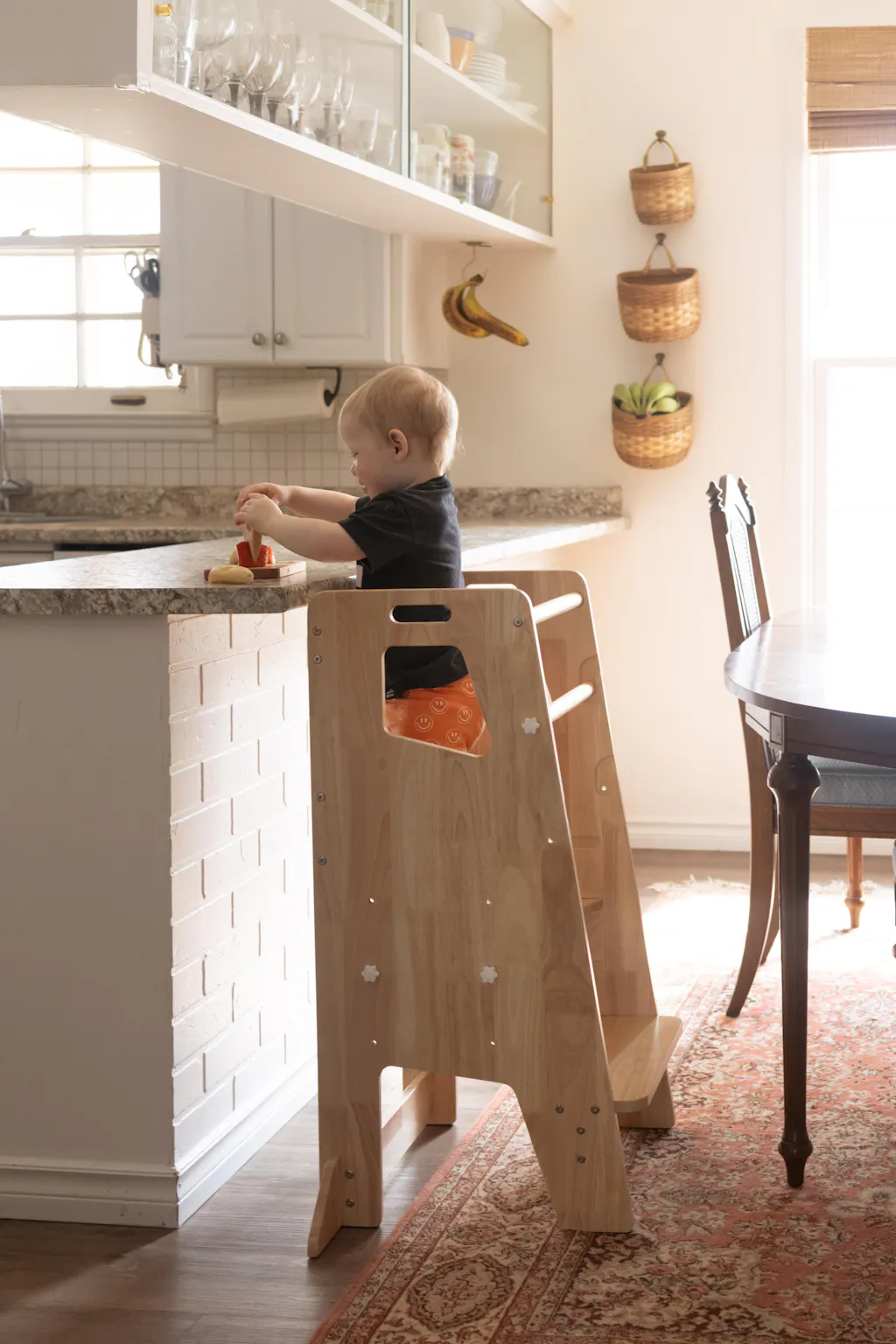 Learning Tower - Kitchen Helper Stool - All Natural