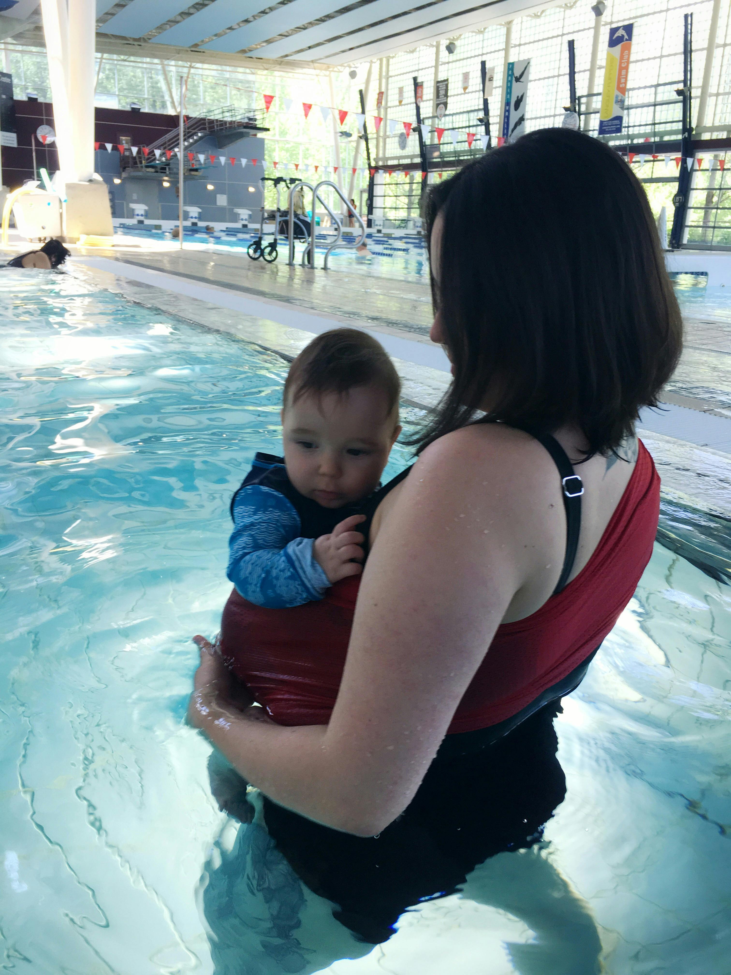 baby carrier for pool