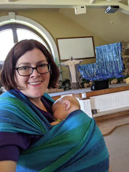 wrapsody baby wrap on Wrapsody Breeze Tracy Little Zen One